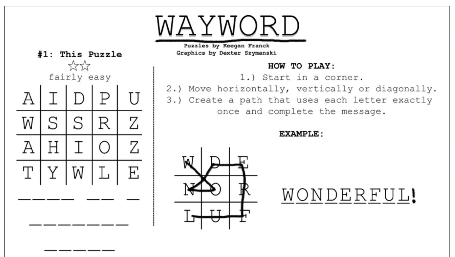 Example from Belmont Voice