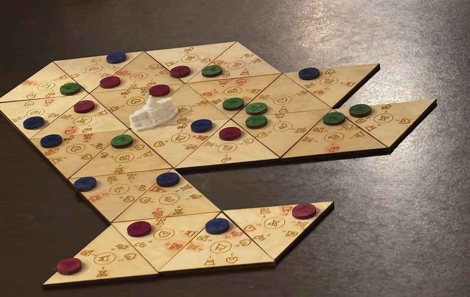 A game of MetroNet in progress.